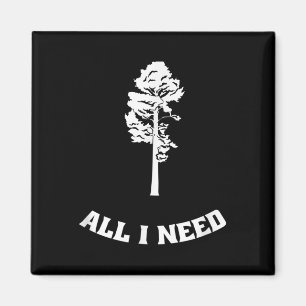 Imán Árboles Bosques Naturales Caminando Medio Ambiente