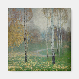 Imán Árboles de abedul, 1904 (aceite en lona)