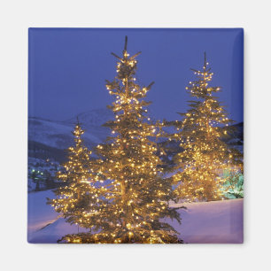 Imán Árboles de navidad, Park City, montañas de Wastc