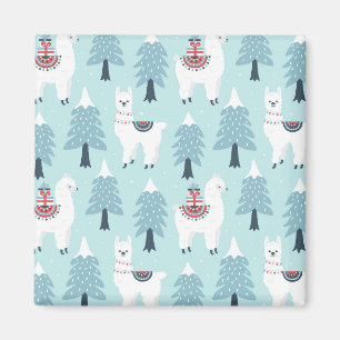 Imán Árboles de Navidad y Llamas