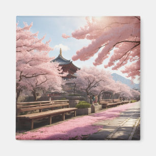 Imán Árboles de Sakura en Japón