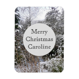 Imán Árboles nevados flexibles