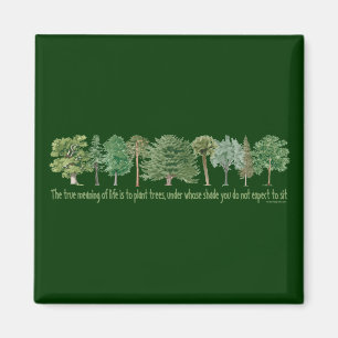 Imán Árboles vegetales - Amante de árbol, abatido