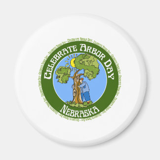 Imán Arbor Day Nebraska