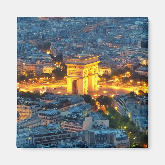 Imán Arc de Triomphe, París, Francia (Frente)