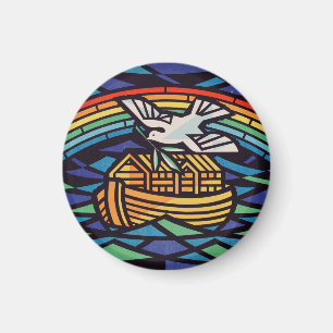 Imán Arca de Noé con Espíritu Santo