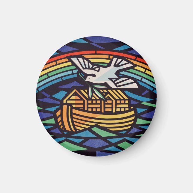 Imán Arca de Noé con Espíritu Santo (Frente)