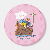 Arca de Noé personalizable Bautizo de bebé, niña r