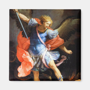 Imán Arcángel Michael tramples Satan, Guido Reni