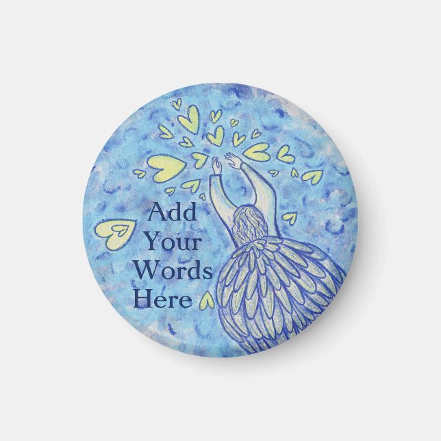 Imán Archangel Michael Art Personalizado Fridge Magnet (Frente)