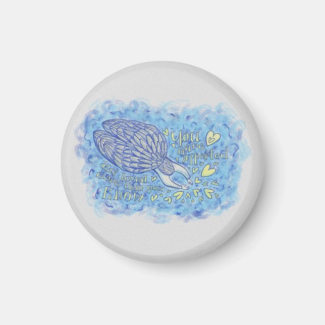 Imán Archangel Michael Art Personalizado Fridge Magnet (Frente)