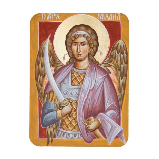Imán Archangel Michael Icon Magnet (Vertical)