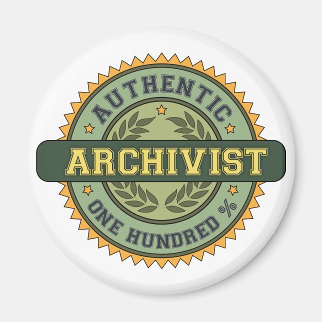 Imán Archivero Auténtico (Frente)