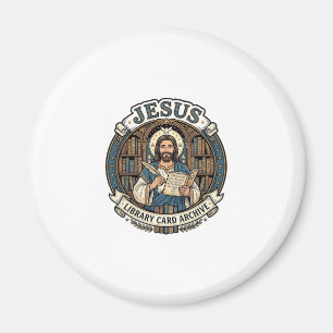 Imán Archivo de Tarjeta de Biblioteca Jesús Archivo de
