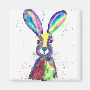 Imán Arco de arcoiris acuarela naturaleza animal fauna