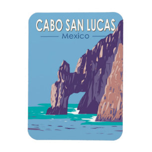 Imán Arco de Cabo San Lucas México Viaje Arte Vintage