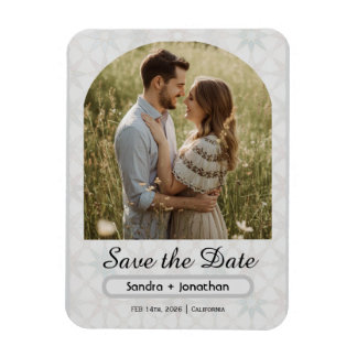 Imán Arco de foto personalizado minimalista moderno