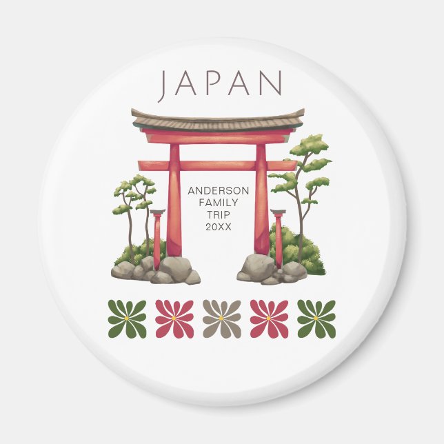 Imán Arco de Japón Adorable (Frente)