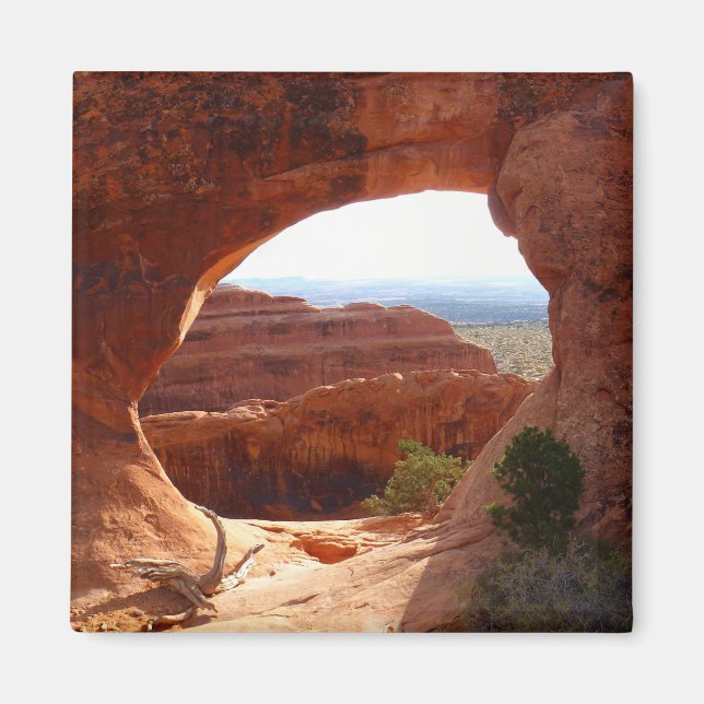 Imán Arco de partición en el Parque Nacional Arches (Frente)