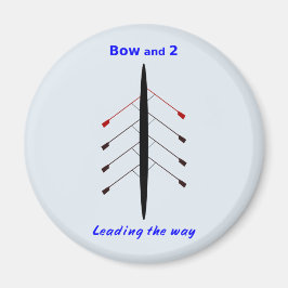 Imán Arco de remo y dos lideran el camino