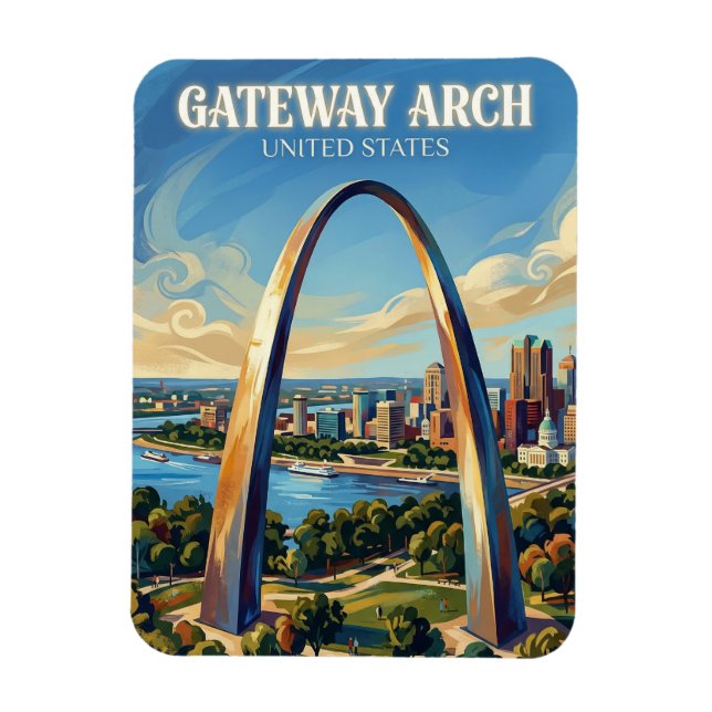 Imán Arco Gateway Missouri (Vertical)
