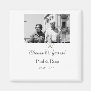 Imán Arco gris celebra 60 años de aniversario de bodas