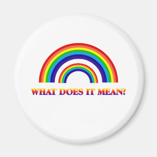 Imán Arco iris doble. ¿Qué significa?