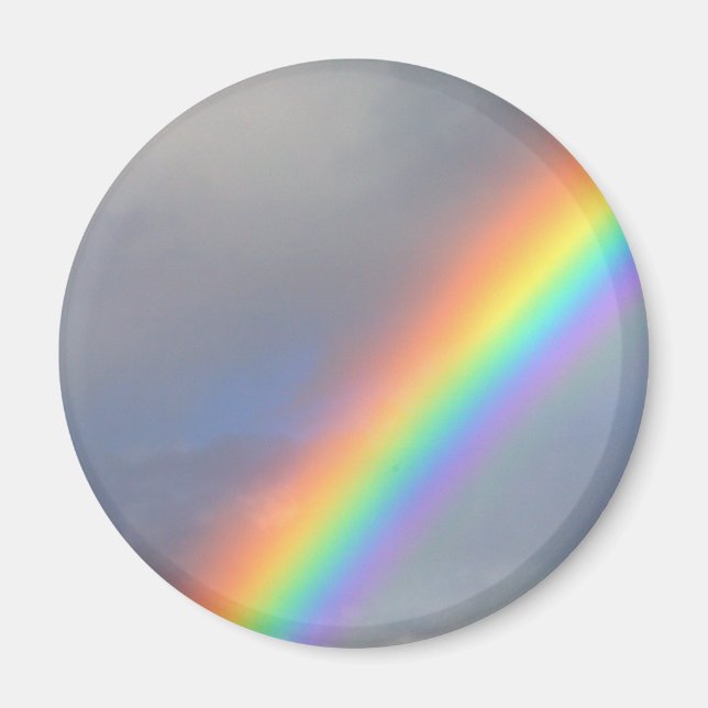 Imán arco iris rojo azul violeta (Frente)