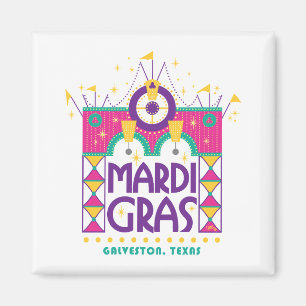 Imán Arco Mardi Gras, Galveston, Texas