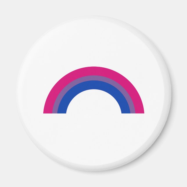 Imán Arcoíris Bisexual (Frente)