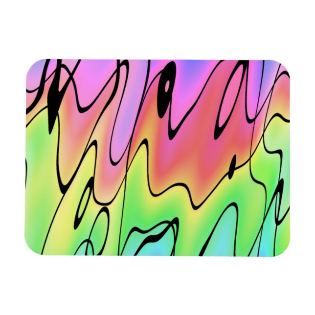 Imán Arcoiris borroso (Horizontal)