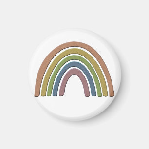 Imán Arcoiris con textura falsa de papel rústico