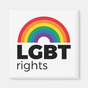 Imán Arcoiris de derechos LGBT