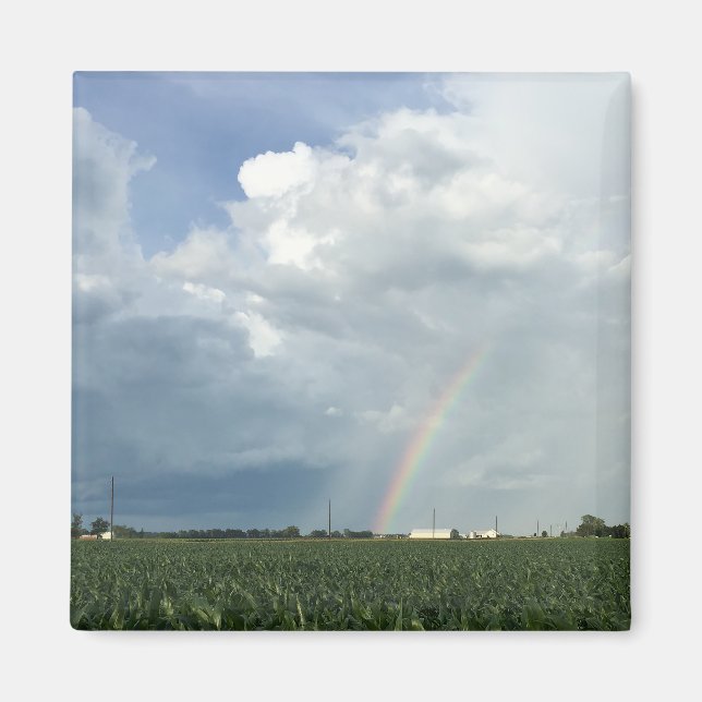 Imán Arcoiris de Ohio sobre el campo de golf (Frente)