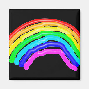 Imán Arcoiris dibujado