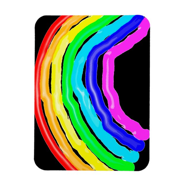 Imán Arcoiris dibujado (Vertical)