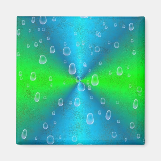 Imán Arcoíris en piel de elefante con acabado en cuero (Frente)