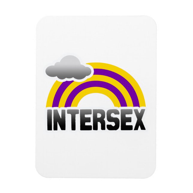 IMÁN ARCOÍRIS INTERSEXUAL (Vertical)