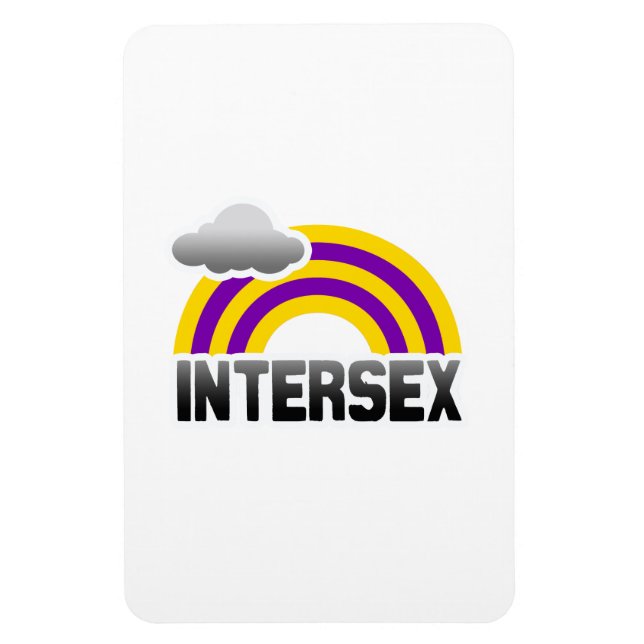 IMÁN ARCOÍRIS INTERSEXUAL (Vertical)