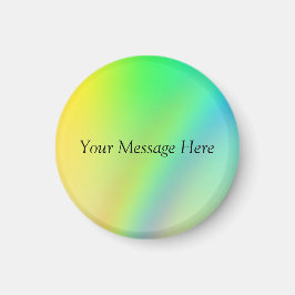 Imán arcoiris - Personaliza con tu mensaje