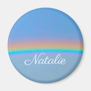 Imán Arcoiris real natural personalizado