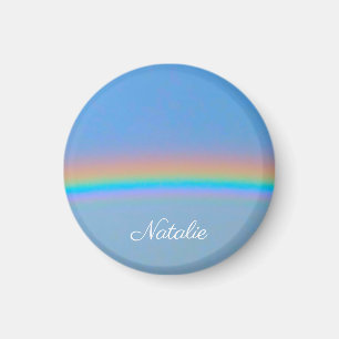 Imán Arcoiris real natural personalizado