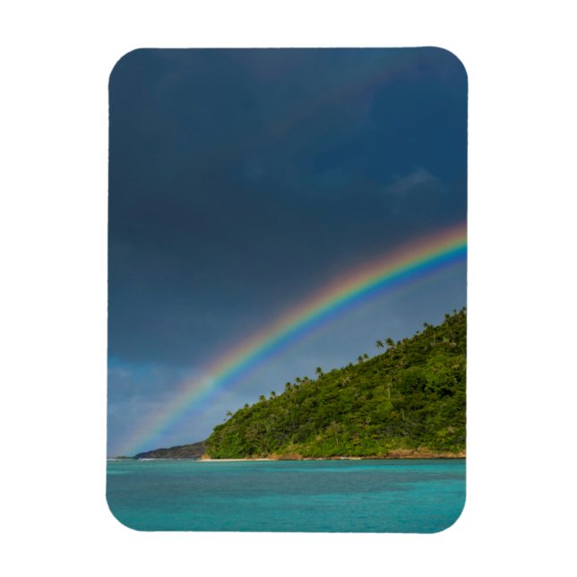 Imán Arcoíris sobre la isla, Samoa Americana (Vertical)