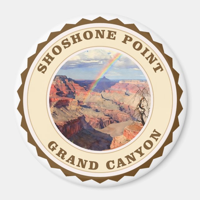 Imán Arcoíris sobre Shoshone Point, Gran Cañón (Frente)