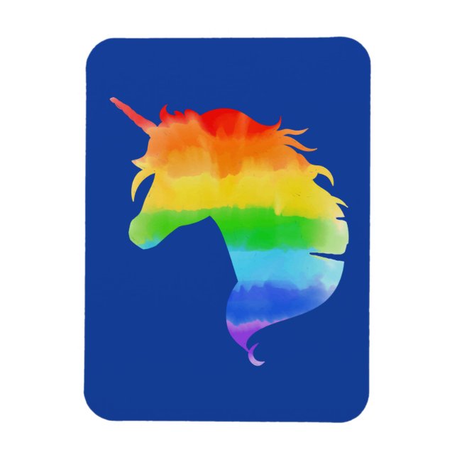 Imán Arcoiris Unicornio (Vertical)