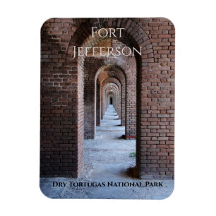 Imán Arcos de pasarela de ladrillo, Fuerte Jefferson, T