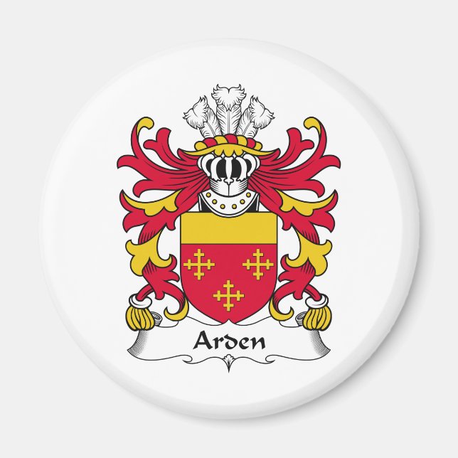 Imán Arden Family Crest (Frente)