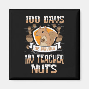 Imán Ardilla 100 Días De Conducir A Mi Maestra Nueces 1