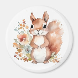 Imán Ardilla de acuarela