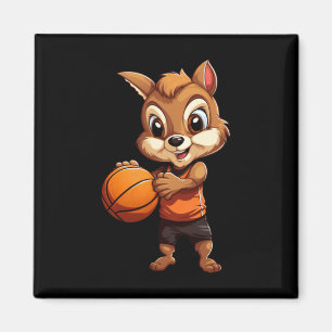 Imán ardilla de baloncesto